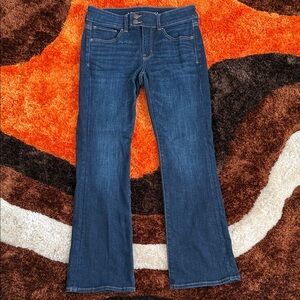 EUC American Eagle Outfitters Dark Blue Boot Cut Jeans